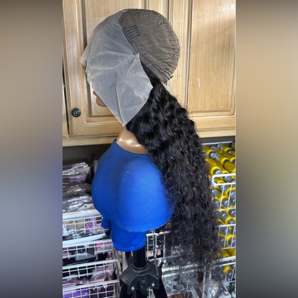 ❤️NEW ❤️100% Human Hair HD Lace Front Wig 30” Density 180 MEDIUM TO LARGE HEAD - Picture 9 of 11